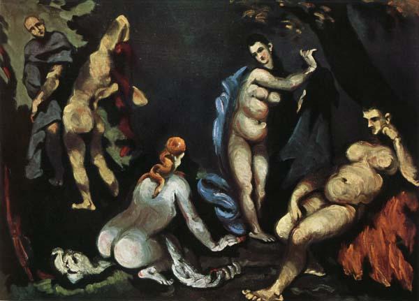 Paul Cezanne The Temptation of St.Anthony oil painting image